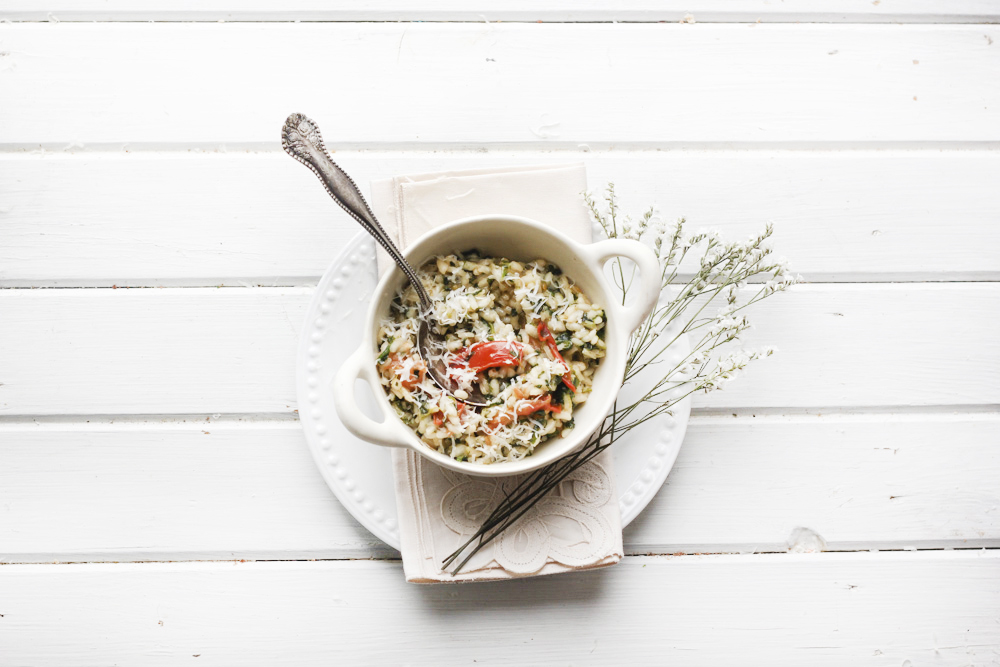 Tomato Basil Risotto