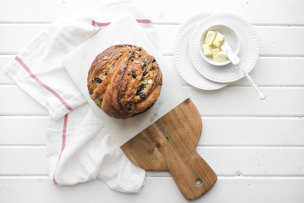 Citrus Hot Cross Brioche Kulich