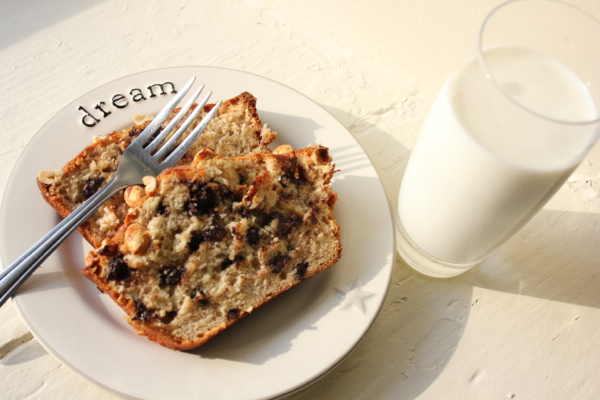 Chocolatey-Peanut Butter Banana Bread