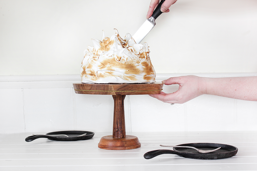 Honeycomb and Tahini Chocolate Baked Alaska + 2018