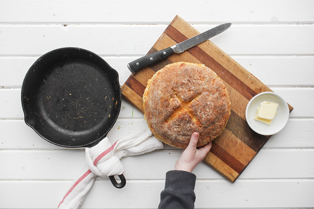Cheddar and Rosemary Irish Soda Bread
