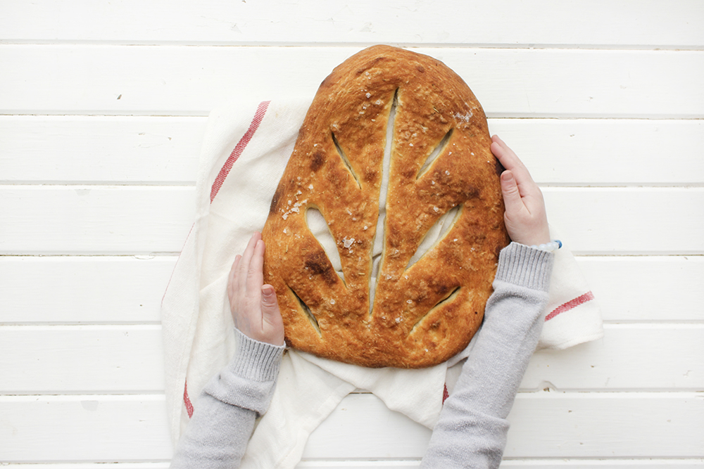Rosemary and Garlic Fougasse