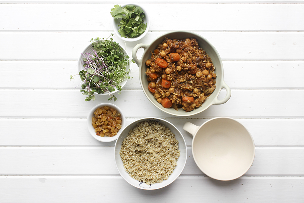 Moroccan Chicken Chickpea Stew